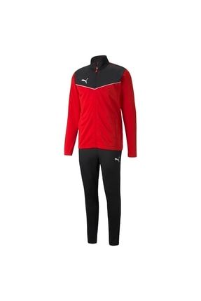 Puma tracksuit black and red hotsell