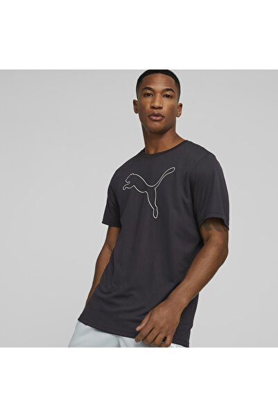 Puma Performance Cat Tee - Ανδρικό Μαύρο T-Shirt