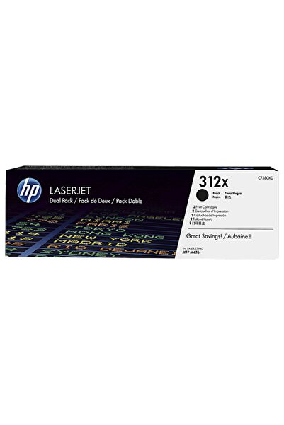 HP 312x Cf380xd Siyah Toner Yüksek Kapasiteli Ikili Paket