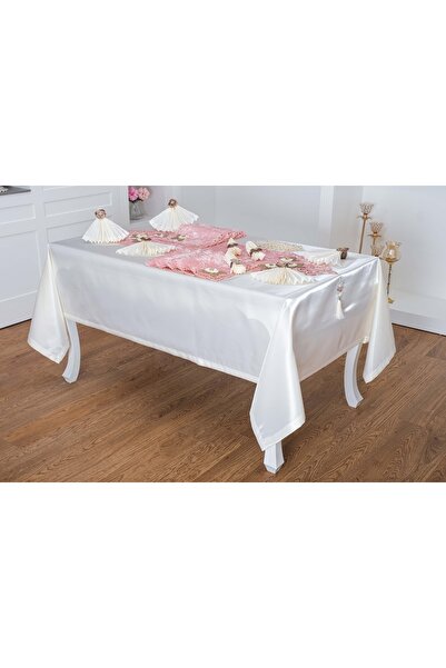 Finezza Set de veselă Afife Velvet Powder Cream pentru 8 persoane 160x230 Cm ...