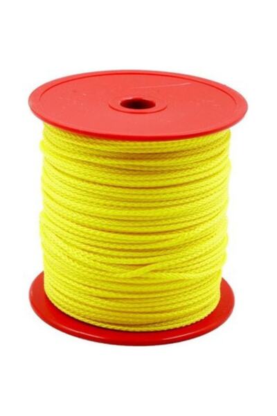 Genel Markalar Renkli Iskota Halat Ip Neon Sarı 8mm 7.00 Metre