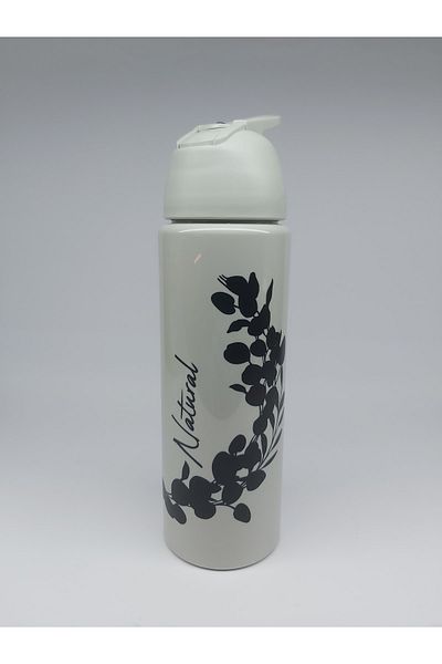 GÜVENEVİ 700 Ml Water Bottle with Straw - Water Bicycle Flask - Quick Bottle - School Water Bottle
