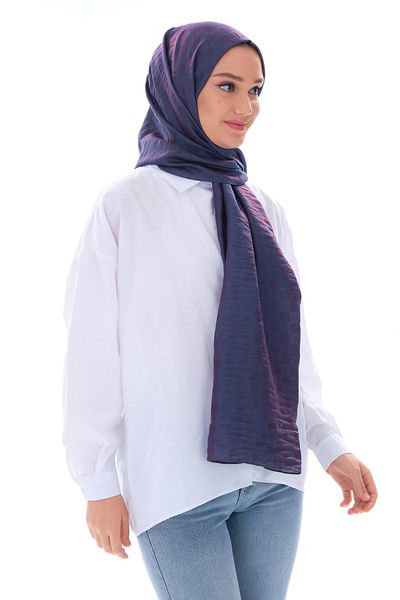chale monde Model în spirală Jacquard Seria Elegante Viscon cu curea șal și plic cadou 75x200