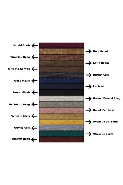 Demor Home Kadife Dokulu Saltanat Kırmızısı Runner