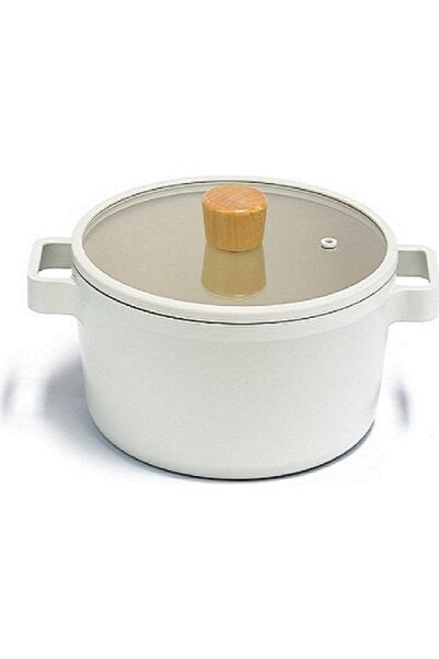 NEOFLAM Fika Döküm 7 Prc Beige Pot & Pan Set