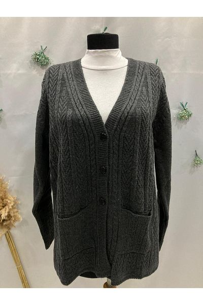 Sel Tekstil Plus Size Mother Cardigan