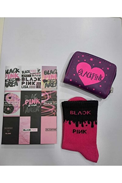 GC GÖKHAN CLUB Blackpink čarape za beležnice Novčanik