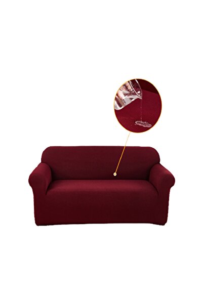 BASHTUGH TİCARET غطاء أريكة مرن مرن مكون من قطعتين بنمط Pitikare وقابل للغسل