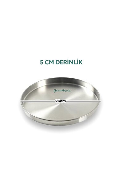 YILDIZ ARKAR Alüminyum Baklava Börek Fırın Tepsisi 26 Cm