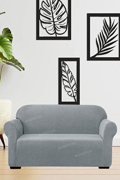 BASHTUGH TİCARET غطاء أريكة مرن مرن - قطعتان من نمط Pitikare، غطاء سرير أريكة...