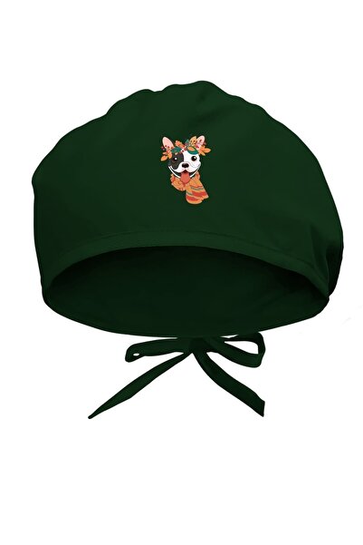 Tasarım Trend Șapcă chirurgicală cu design special pentru câini cu tematică de toamnă