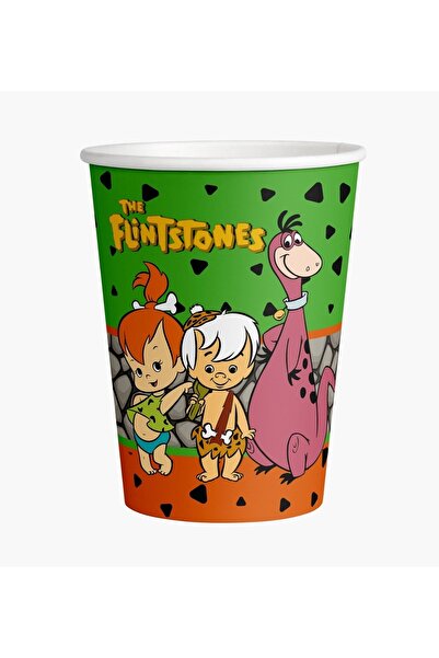 kullanatparti Bambam Ve Çakıl Parti Malzemeleri Karton Bardak 8 Li Taş Devri ...