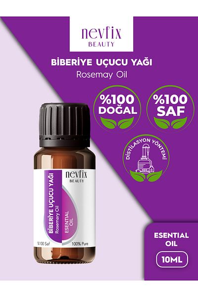 Nevfix Beauty Rosemary 10 Ml 100% Pure Essential Oil