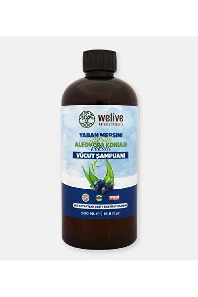 Welive Aleovera Scented Body Shampoo with Blueberry Extract