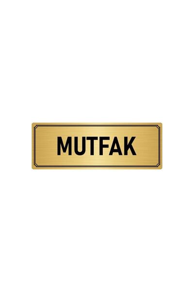Özarslan Dizayn Metal Yönlendirme Levhası, Departman Kapı Isimliği Mutfak 5x2...