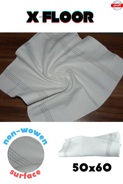 Proff X-floor Miracle Floor Cleaning Cloth - Whether Wet or Dry - 50x60 - 1 Piece - Easy to Wring