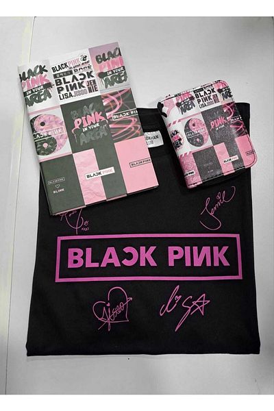 GC GÖKHAN CLUB Πορτοφόλι σημειωματάριο μπλουζάκι Blackpink