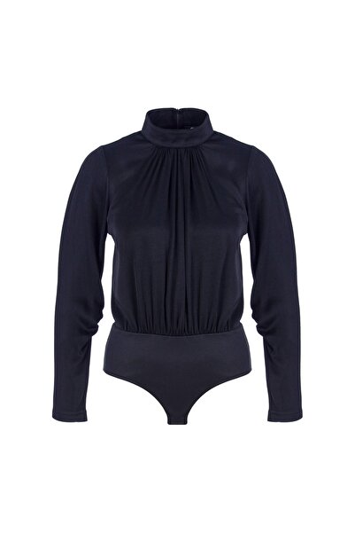 Qui Prive Kadın Çıtçıtlı Uzun Kollu Body