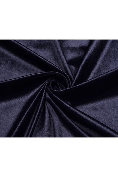 Bayar Kumaş Βελούδινο ύφασμα Navy Blue Lycra French Silk 100*150