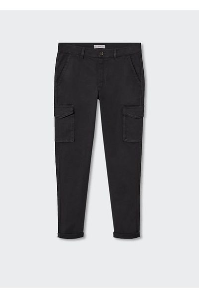 Mango Teen Cotton Cargo Pants