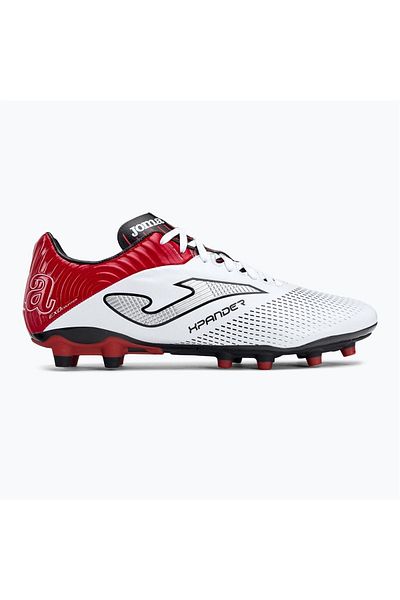 Joma White Red Xpander 2202 Fg M Football Boots - Men's Sports Shoes