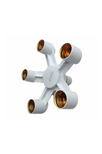 abnturk 5'li Duy Çoğaltıcı Lamba Duy Çoklayıcı Ampül Duy Çoklayıcı