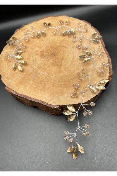 gelinmz Κομψή νυφική τιάρα και αξεσουάρ μαλλιών με κρυστάλλινη πέτρα - Όλα χε...