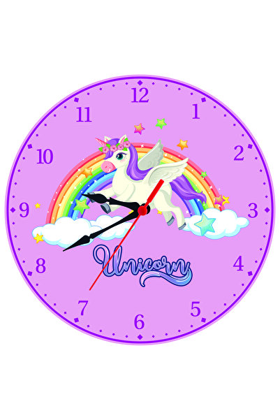 eryatex ساعة حائط ذات طابع خاص لغرفة الأطفال وزخارف حائط ذات طابع خاص