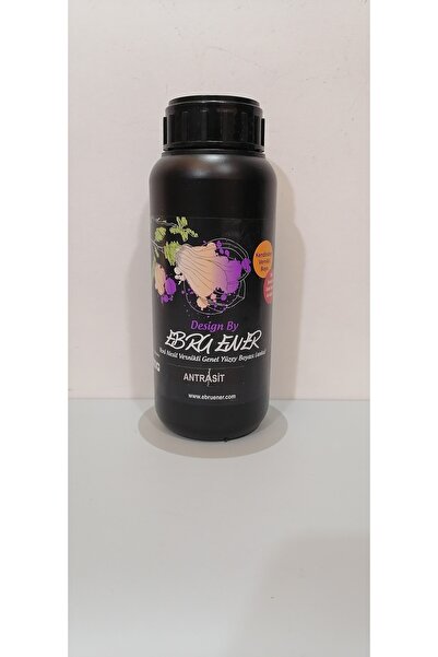 Ebru Ener Yeni Nesil Vernikli Genel Yüzey Boyası (anka) Antrasit 500ml