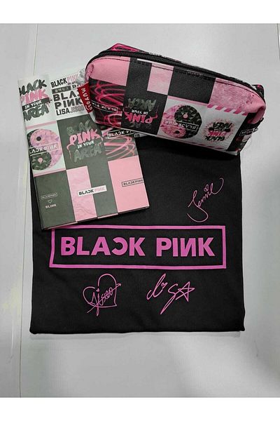GC GÖKHAN CLUB Συνδυασμός μολυβοθήκης για μπλουζάκι Blackpink Unisex