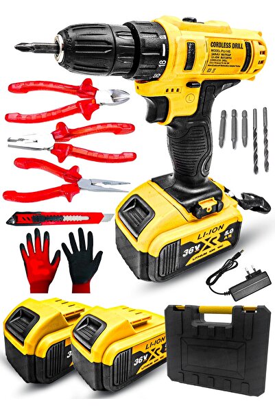 PROXTECH Pro Pense,yankeski,kargaburun Çift Akülü Turbo Tork 36v Akülü Vidala...