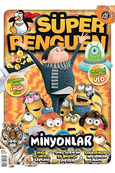 Süper Penguen Çocuk Mizah Dergisi 90. Sayı