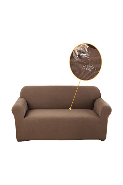 BASHTUGH TİCARET Husa de scaun elastică, flexibilă, din 2 piese, model Pitikare, lavabilă, pentru canapea extensibilă, unică Ebet.