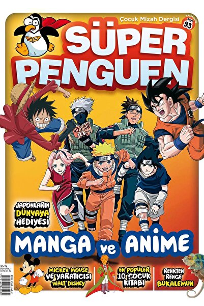 Süper Penguen Çocuk Mizah Dergisi 93. Sayı