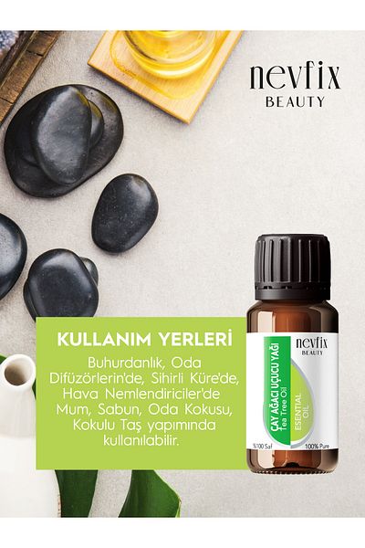 Nevfix Beauty Tea Tree Essential Oil - 10 Ml, 100% Pure