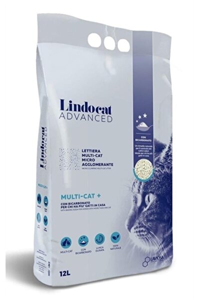 Lindo Cat Advanced Multicat Kokusuz Ince Taneli Kedi Kumu 12 Lt