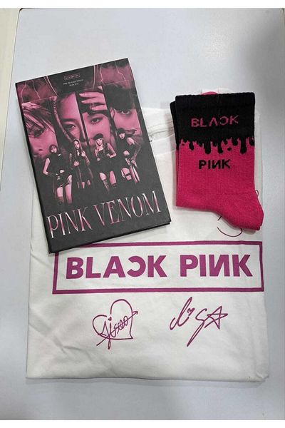 GC GÖKHAN CLUB Μπλουζάκι Blackpink Notebook Κάλτσες