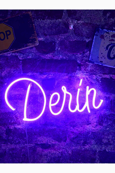 En Güzel Günde 1-5 Karakter Isimli Neon Led Işıklı Dekoratif Yazı