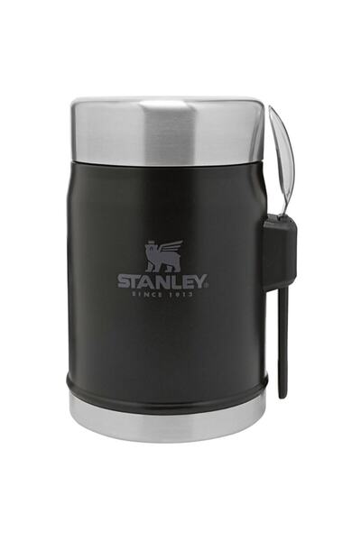 Stanley 0.40 Lt Black Stainless Steel Food Thermos - With Spoon