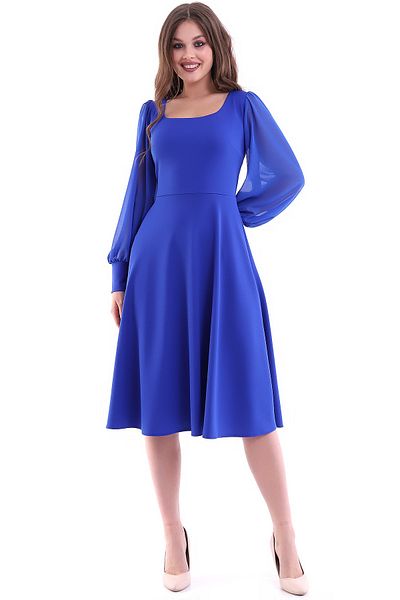 Rokka Moda Rochie midi cu decolteu rotund