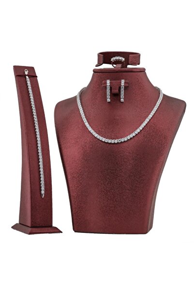 Takıhan Su Yolu Tasarımlı Gümüş Set