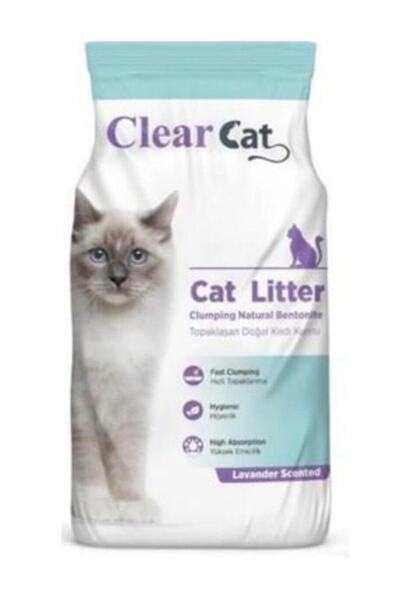 Clear Cat Kedi Kumu Lavanta Ince Taneli 10 Kg