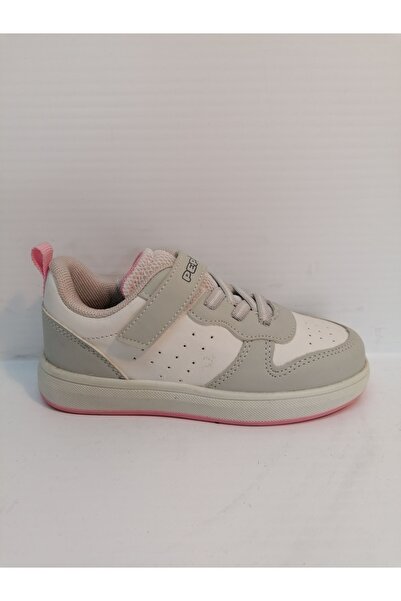 pepino Solmaz 970 Сіро-біле дитяче спортивне взуття на липучках