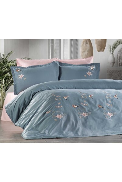 ZEBRACASA Fonte Nakışlı Nevresim Takımı Çift Kiş.