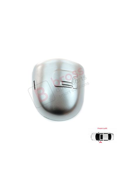 Bross Otomotiv مقبض باب خارجي فضي اللون متوافق مع الجانب الأيسر من Renault قطعة واحدة