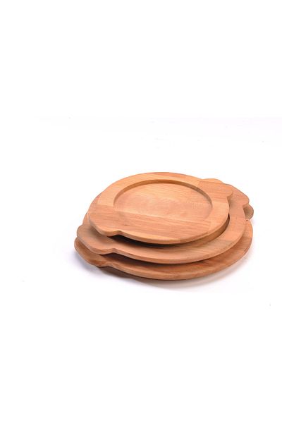 Ahşap Sahan Presentation Base (SET OF 3) - Brand: 2e