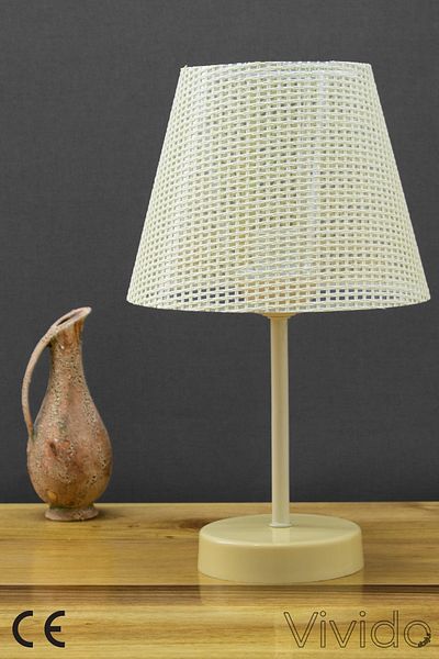 Vivido Abajur Cream Color Wicker Lampshade