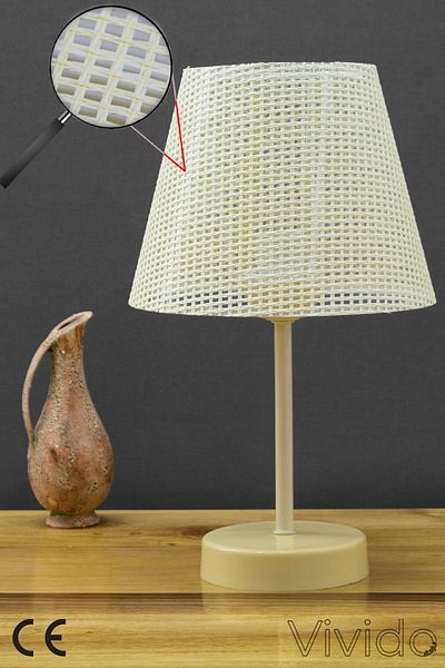Vivido Abajur Cream Color Wicker Lampshade