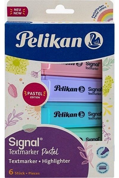 Pelikan Highlighter Pastel Set 6 Pieces