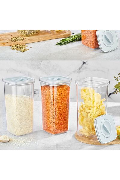 Begin Power 1.70 Lt 6-Piece Food Box - Vacuum and Leak-Proof Locking Storage Container Set